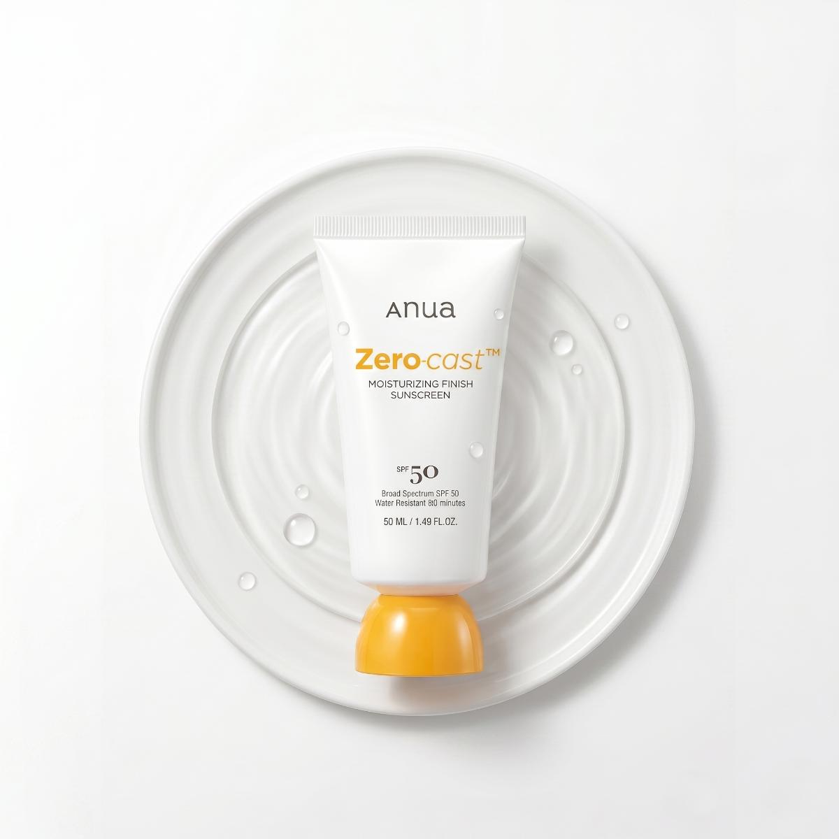 Anua Zero-Cast Moisturizing Finish Sunscreen